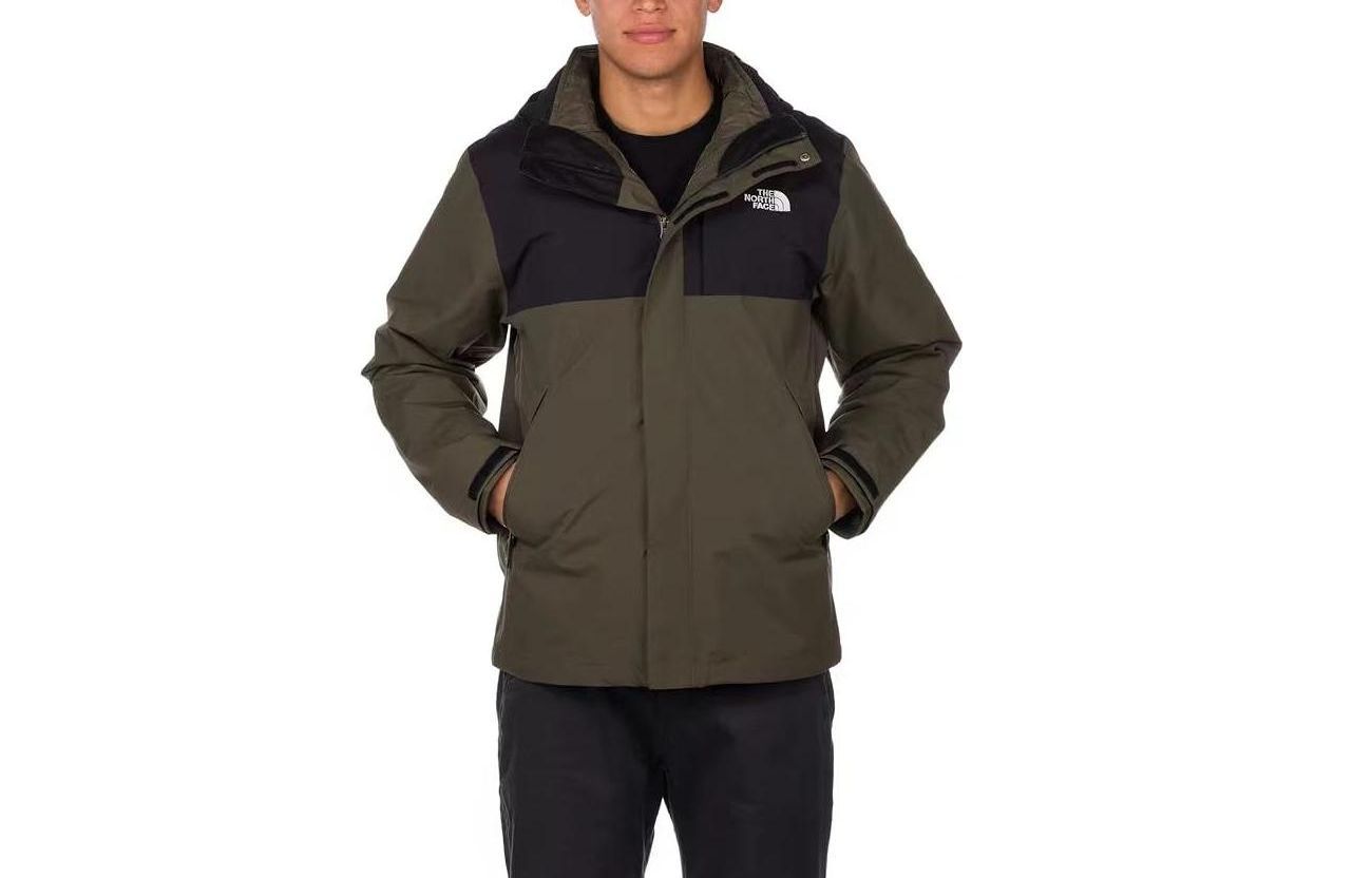 TNF Tri-Climate Jacket Gray Green - Waterproof, Insulated NF0A52AN-21L-正常