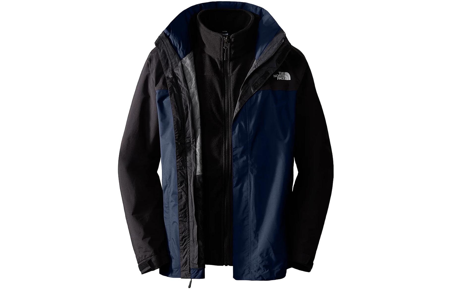 TNF Triclimate Colorblock Waterproof 3-in-1 Jacket Navy Blue Men NF0A4M6W-9F4