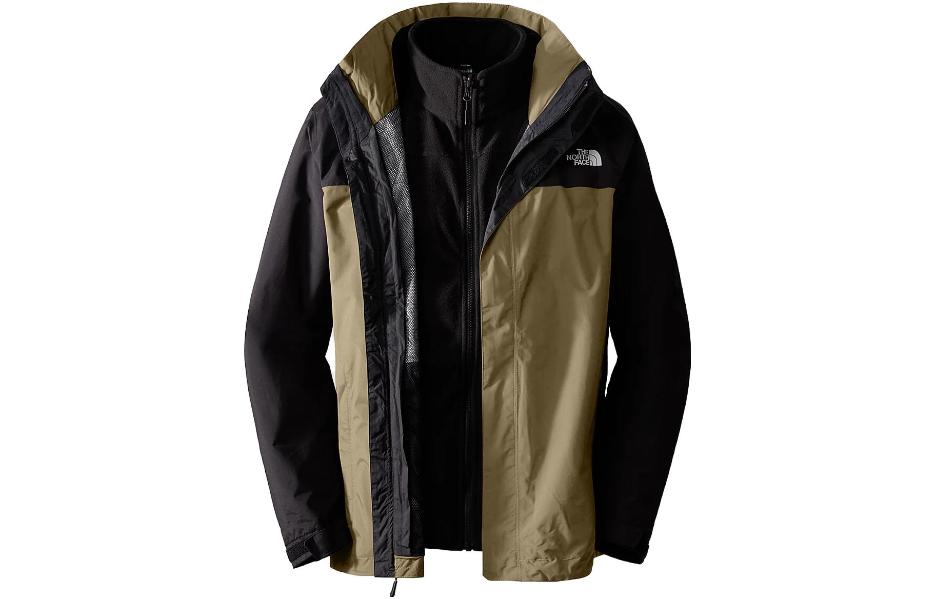 TNF Triclimate Waterproof Breathable 3-in-1 Jacket Brown NF0A4M6W-1XF