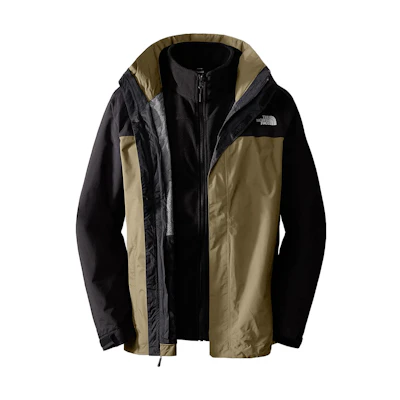 TNF Triclimate Waterproof Breathable 3-in-1 Jacket Brown NF0A4M6W-1XF
