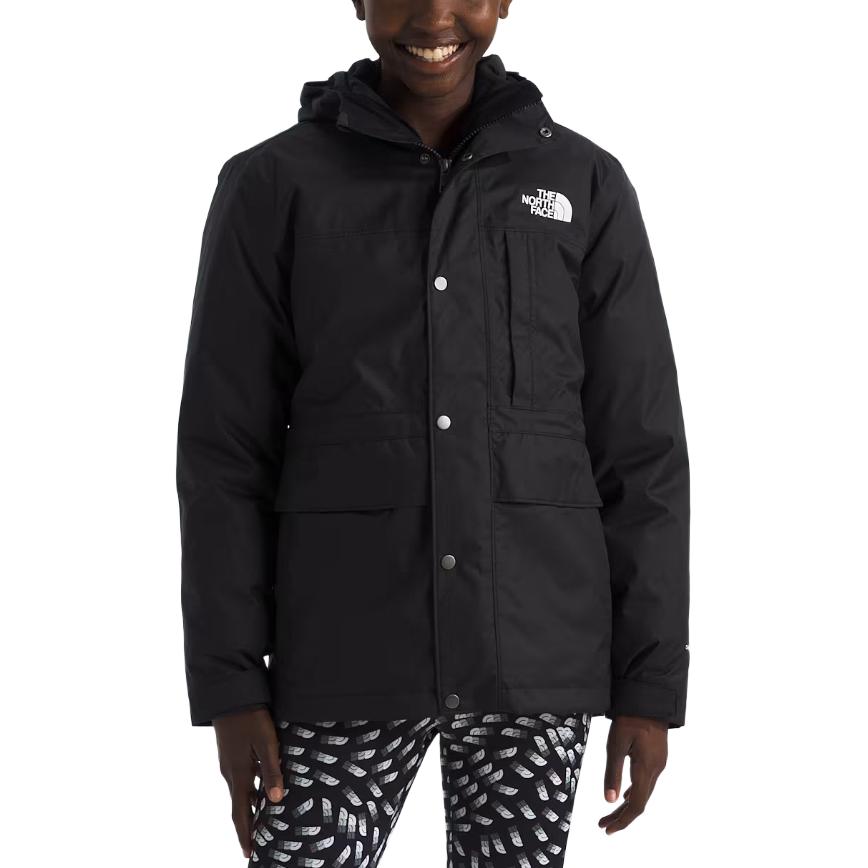 Shop 北面三合一青年黑色夹克 - 休闲保暖连帽外套 NF0A88V1-JK3