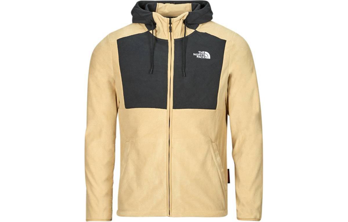TNF Two-Tone Fitted Hooded Jacket Beige NF0A855J-QV2