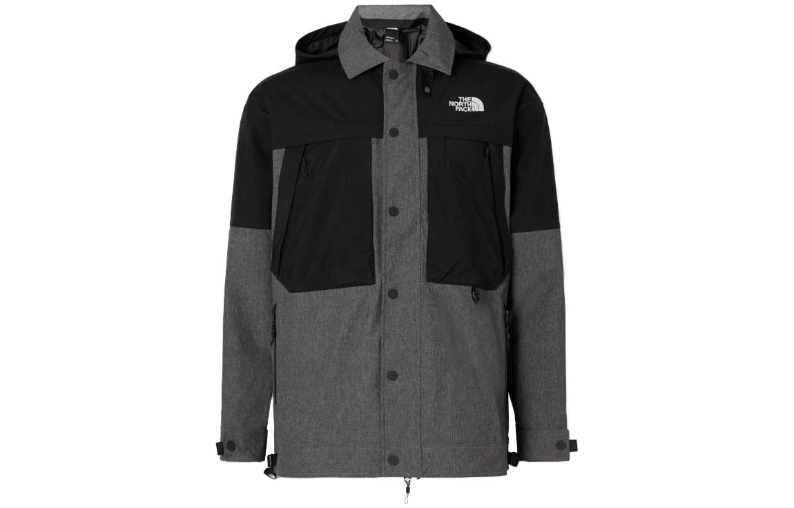 TNF Two-Tone Hooded Jacket Charcoal Color 1647597294199721