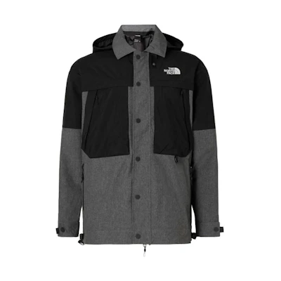 TNF Two-Tone Hooded Jacket Charcoal Color 1647597294199721