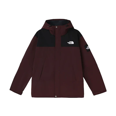 TNF Two-Tone Logo Hooded Zip Jacket Unisex Brown Red NI3BN59K