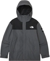 The North Face Two-Tone Logo Print Zip-Up Hoodie Jacket Grey NJ3BN60K The North Face Two-Tone Logo Print Zip-Up Hoodie Jacket Grey NJ3BN60K