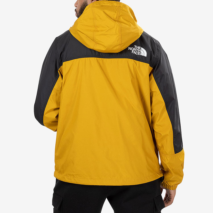TNF Two-Tone Yellow Outdoor Windproof Hooded Jacket NF0A53C1-H9D 圖 5