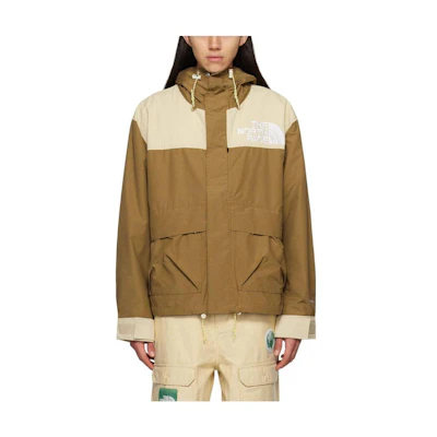 TNF Two-Tone Zip Hoodie Jacket Brown NFOAZZYQ-92Q