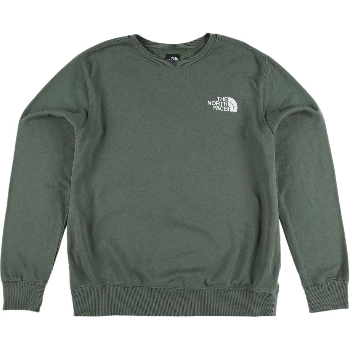 TNF U Logo Green Crewneck Sweatshirt Unisex NF0A47GQ-NYC