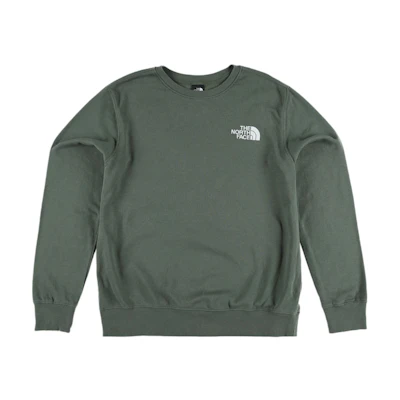 TNF U Logo Green Crewneck Sweatshirt Unisex NF0A47GQ-NYC