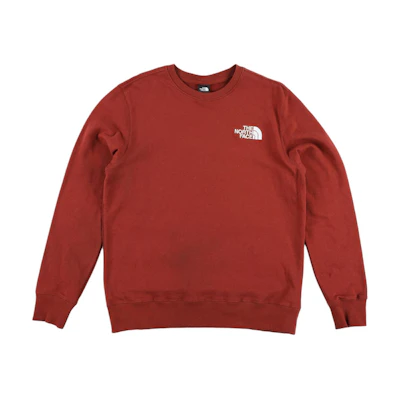 TNF U Logo Red Pullover Crewneck Sweatshirt Unisex NF0A47GQ-BDQ