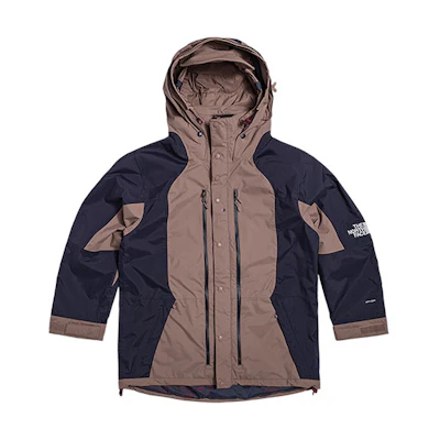 TNF UE Blue Waterproof Logo Print Hooded Jacket NF0A7W91-EFU