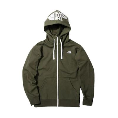 TNF UE Fleece-Lined Hooded Zip Jacket Winter Green NF0A4U9X-21L