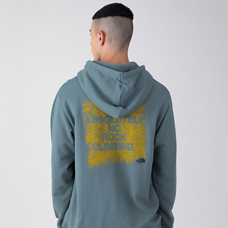 TNF UE FW21 Military Blue Hoodie with Logo Print - Unisex Casual Wear NF0A5JUO-117 圖 5