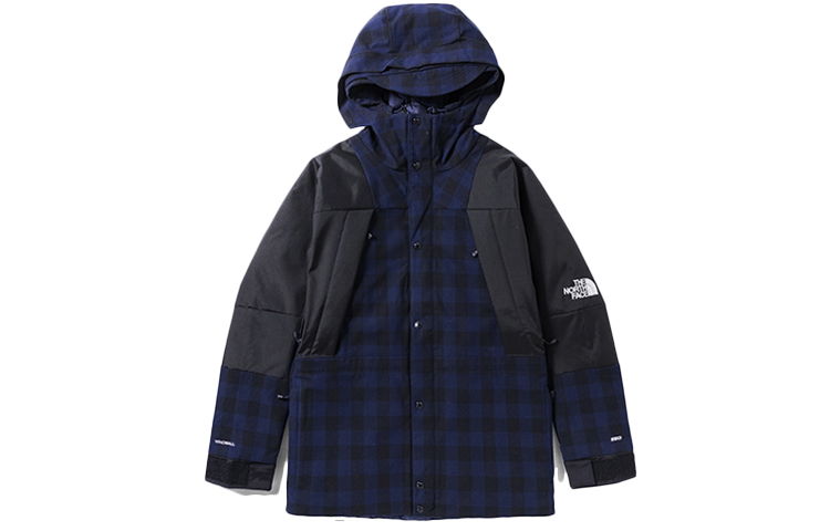 TNF UE Kazuki Kuraishi Collab 550 Down Hooded Jacket Blue 3V5P-A5U