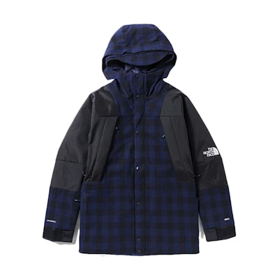 TNF UE Kazuki Kuraishi Collab 550 Down Hooded Jacket Blue 3V5P-A5U