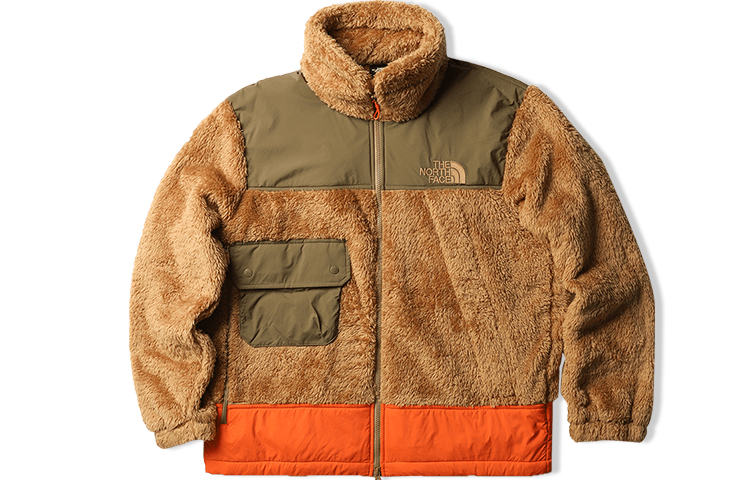 Order 노스페이스 UE 카즈키 쿠라이시 플리스 자켓 브라운 방풍 보온 유니섹스 NF0A5JU6-173