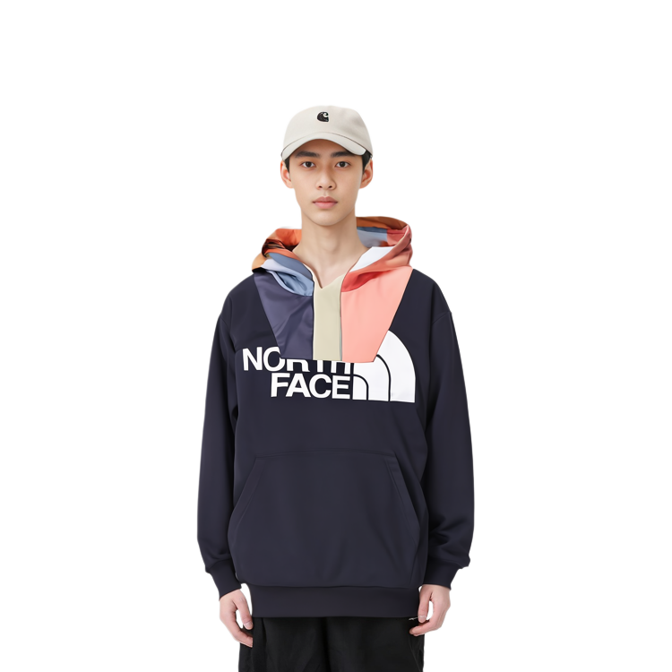 TNF UE Kazuki Kuraishi Hoodie Black Logo Print Loose-Fit Couple Style NF0A7QRQ-RG1 圖 4