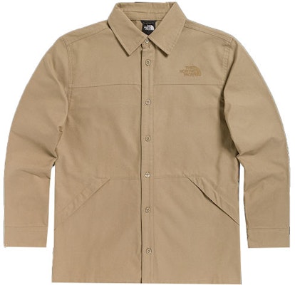 The North Face UE 刺繡Logo卡其長袖襯衫 NF0A5JUG-CEL Buy The North Face UE 刺繡Logo卡其長袖襯衫 NF0A5JUG-CEL