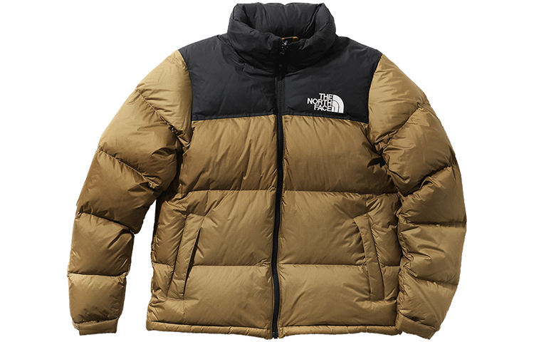 TNF UE Nuptse Warm Colorblock Down Jacket Yellow Winter 496S-D9V