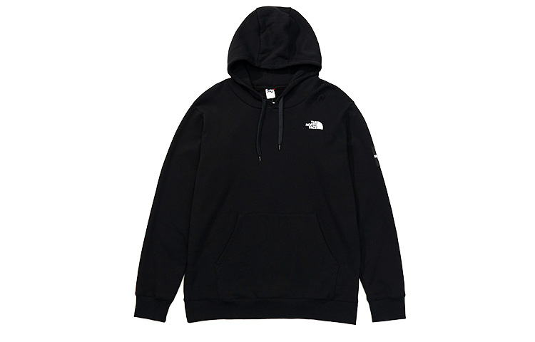TNF UE Series Black Hoodie with Back Letter Print NF0A7r2l-JK3