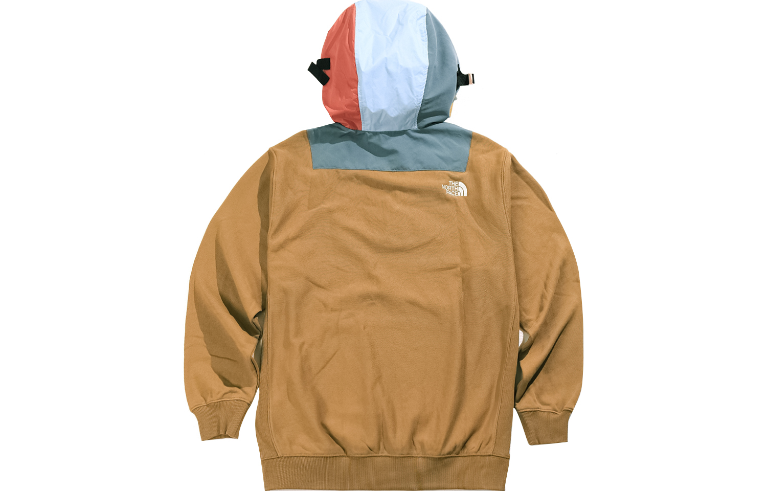 THE NORTH FACE UE Series Kazuki Kuraishi Logo Patchwork Hoodie Brown Unisex NF0A7QRQ-173 圖 3