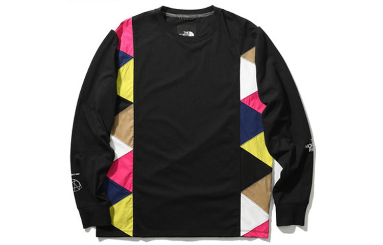 TNF UE Series KK Flag Crewneck Sweatshirt Black - Knit Pullover NF0A49DV-JK3