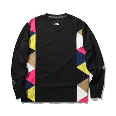 TNF UE Series KK Flag Crewneck Sweatshirt Black - Knit Pullover NF0A49DV-JK3