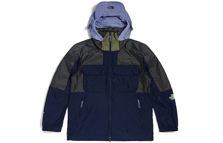 TNF UE Series KK Wind Jacket Loose Fit Detachable Hood Blue. NF0A5AVX-L4U 圖 2