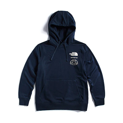 TNF UE Kazuki Kuraishi Logo Print Hoodie Blue (Couples Edition) 4U7H-H2G