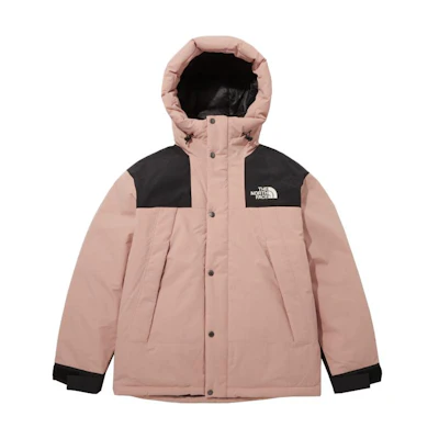 TNF Ultimate Colorblock Zip-Up Logo Down Jacket Pink Unisex NJ2DP63E