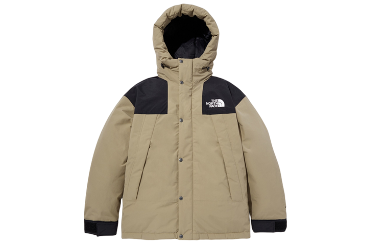 TNF Ultimate Dryvent Waterproof Logo Puffer Unisex Khaki Jacket NJ2DN62C