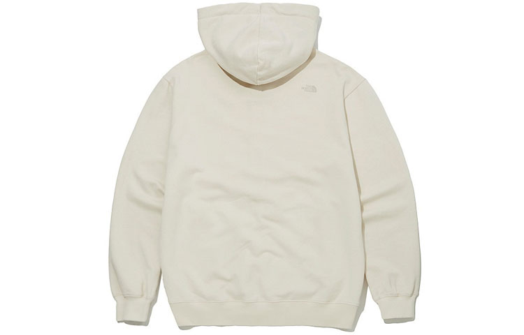 TNF Undyed Beige Hoodie Zip-Up Jacket Unisex with Embroidered Logo NJ5JN00J 圖 3