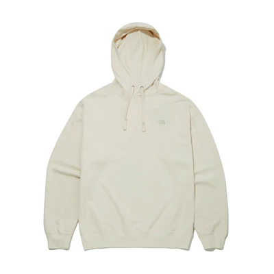 TNF Undyed Hood Pullover Hoodie Cream Unisex Casualwear NM5PN00J