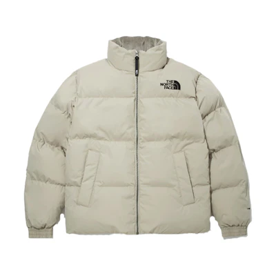 TNF Unisex Beige Puffer Jacket Casual Sport Warm Cotton Coat NJ3NM52L