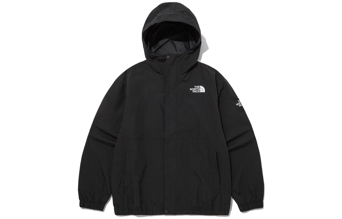 TNF Unisex Black Casual Solid Color Hoodie Jacket NJ3BP55J