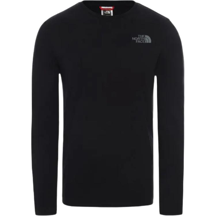 TNF Unisex Black Crewneck Regular Fit Long Sleeve Sweatshirt NF0A2TX1-KZ2