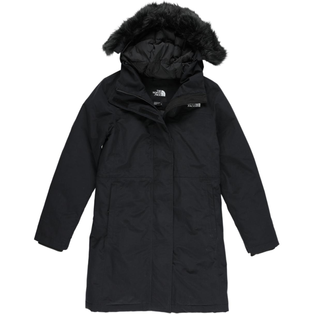 The North Face Unisex Black Hooded Casual Long-Sleeve Coat NF0A5EGV-JK3