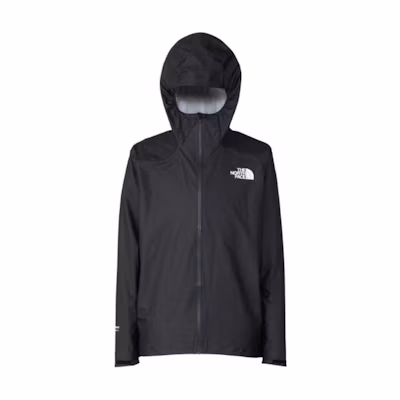 TNF Unisex Black Hooded Zip-Up Logo Jacket NP12470-K