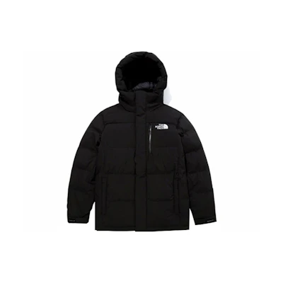 TNF Unisex Black Hoodie with Logo Print NJ1DM71A