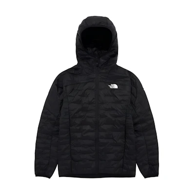 TNF Unisex Black Logo Zip Hoodie Long Sleeve Cotton Jacket NJ3NQ52A