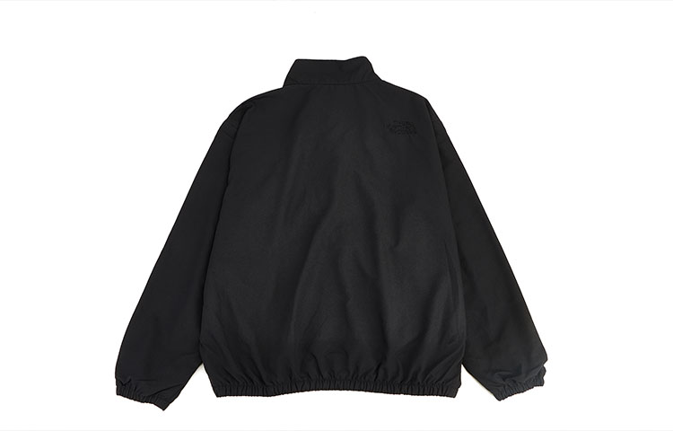 TNF Unisex Black Loose Fit Zip-Up Stand Collar Jacket NI3BP60Q 圖 3