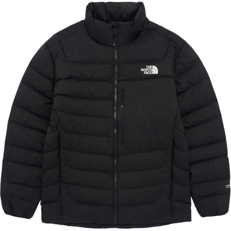 Buy The North Face Unisex Black Puffer Jacket with Stand Collar NJ1DQ58A