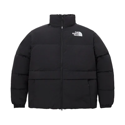TNF Unisex Black Short Puffer Down Jacket NJ1DP59J