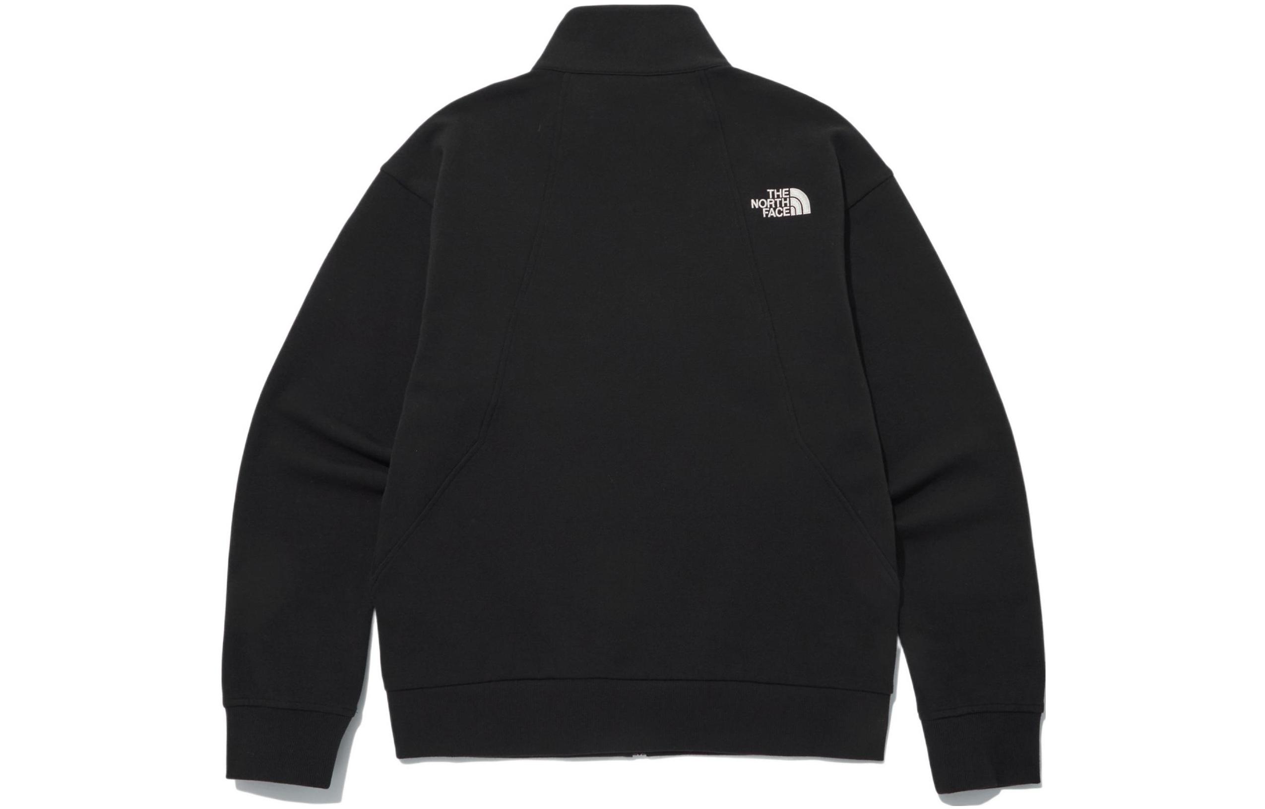 TNF Unisex Black Zip-Up Jacket with Logo Embroidery NJ5JN50J 圖 3