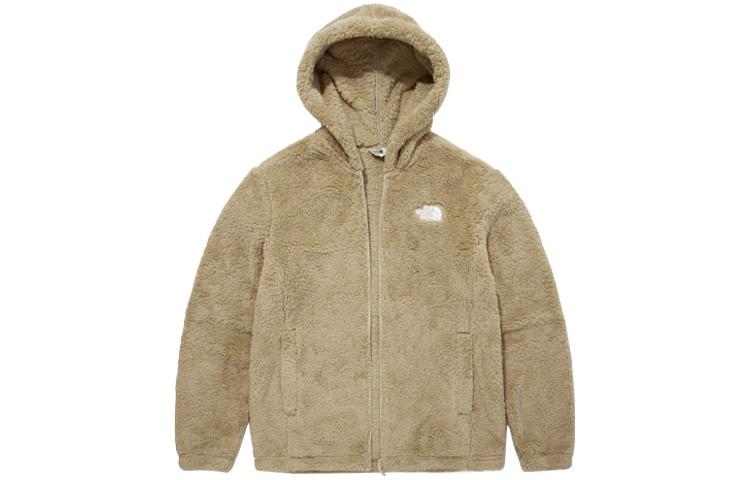 TNF Unisex Brown Fleece Full-Zip Hoodie Jacket NJ4FM58K