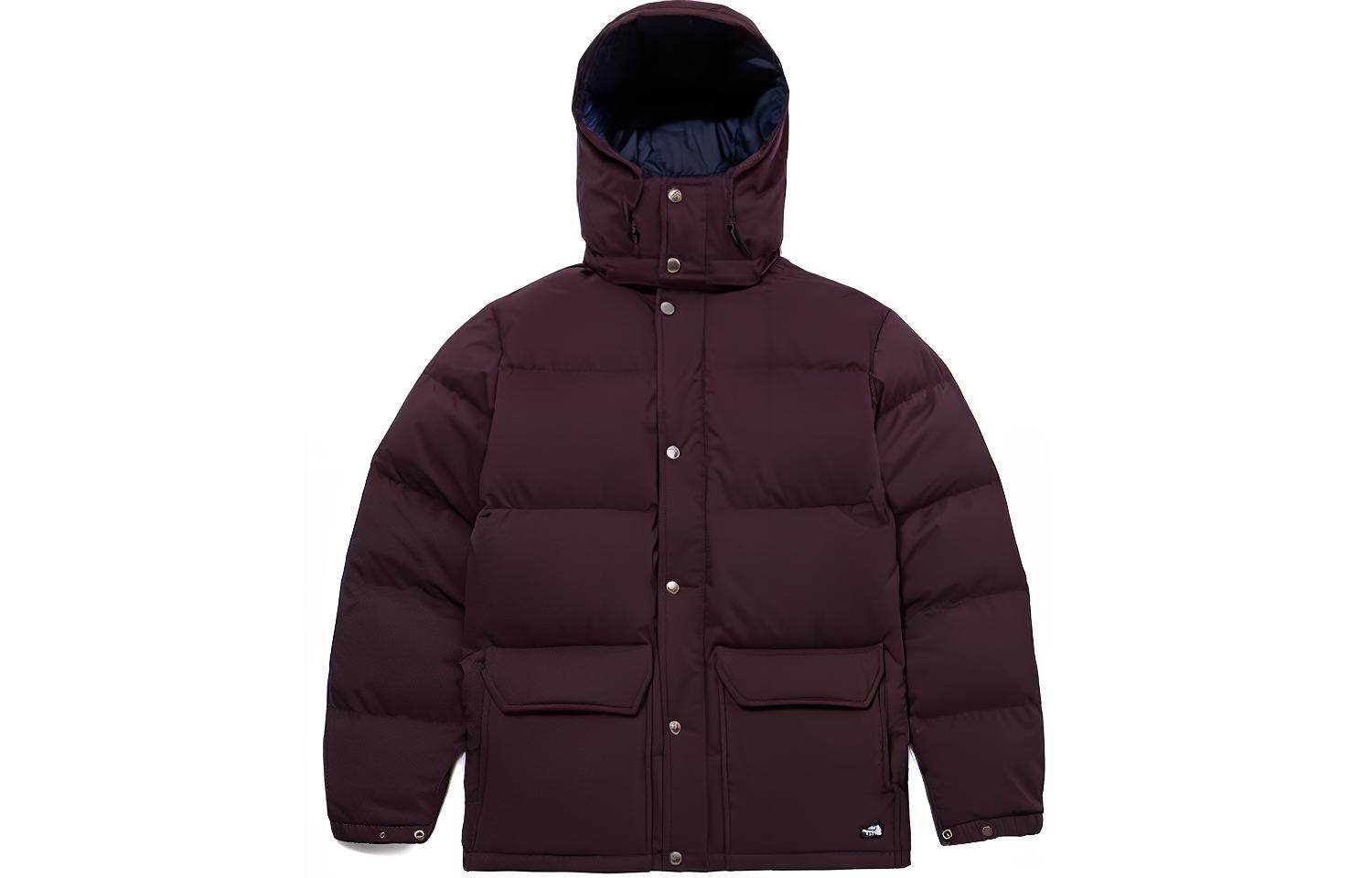 TNF Unisex Burgundy Full-Zip Hoodie Jacket NJ1DL54C