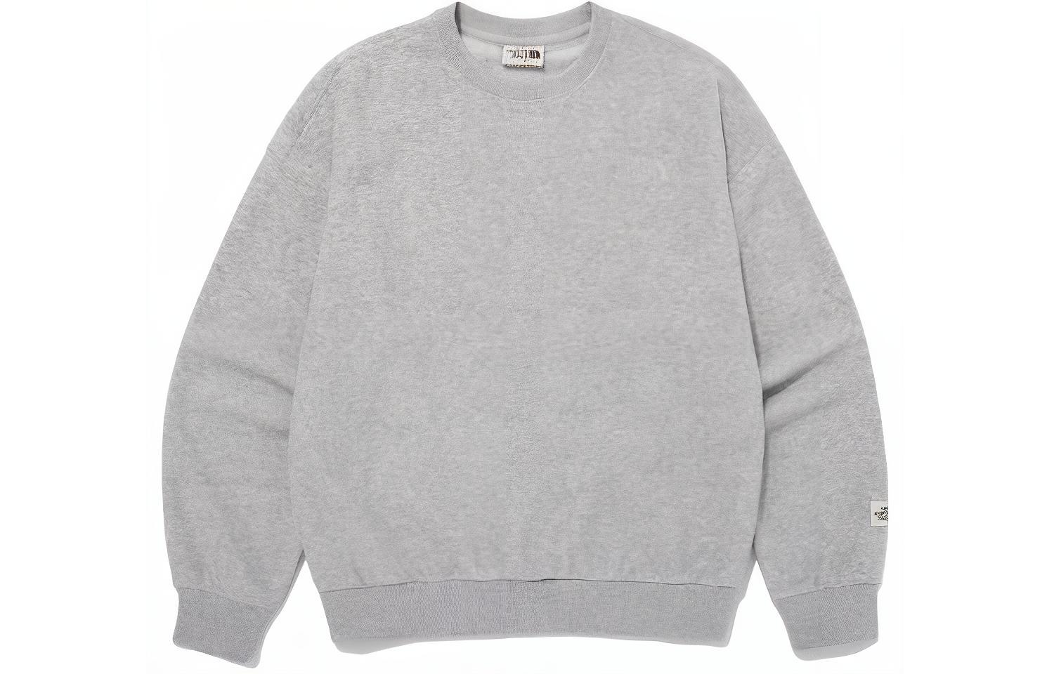 TNF Unisex Casual Crewneck Long Sleeve Sweatshirt Gray NM5MQ06K