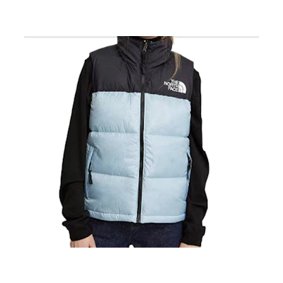 THE NORTH FACE Unisex Colorblock Puffer Down Vest - Blue NF0A4TIN-3R3