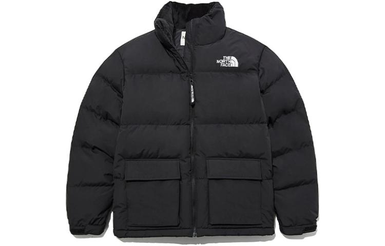 TNF Unisex Down Jacket Short Solid Color with Pockets NJ1DL59K